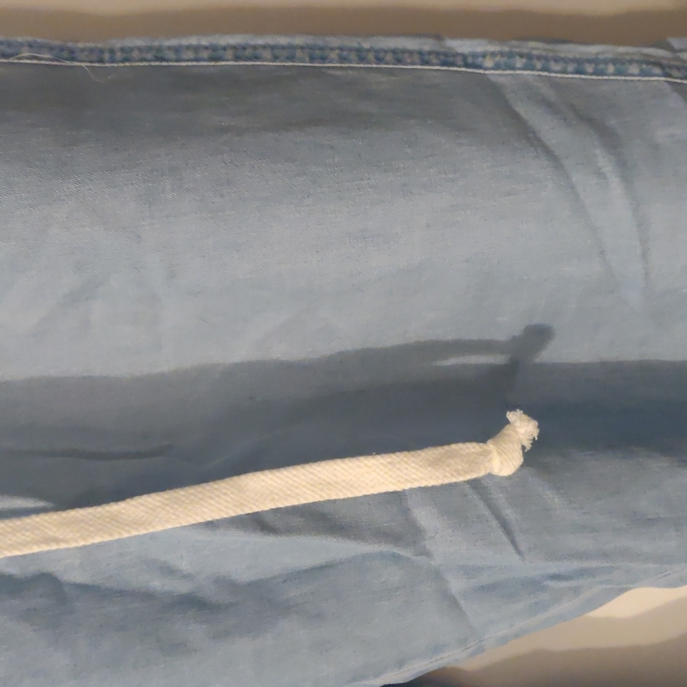 Drawstring chambray pants - Picture 4 of 4